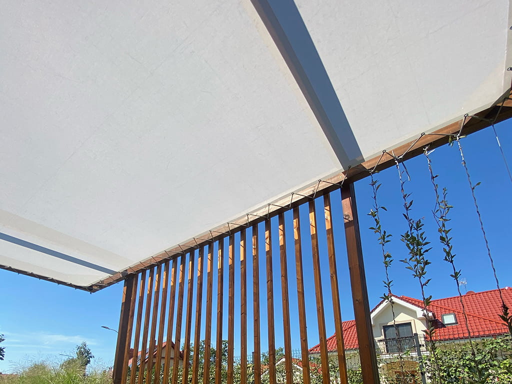 schaduwdoek overkapping op maat