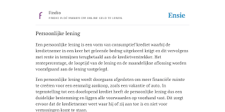 persoonlijke lening