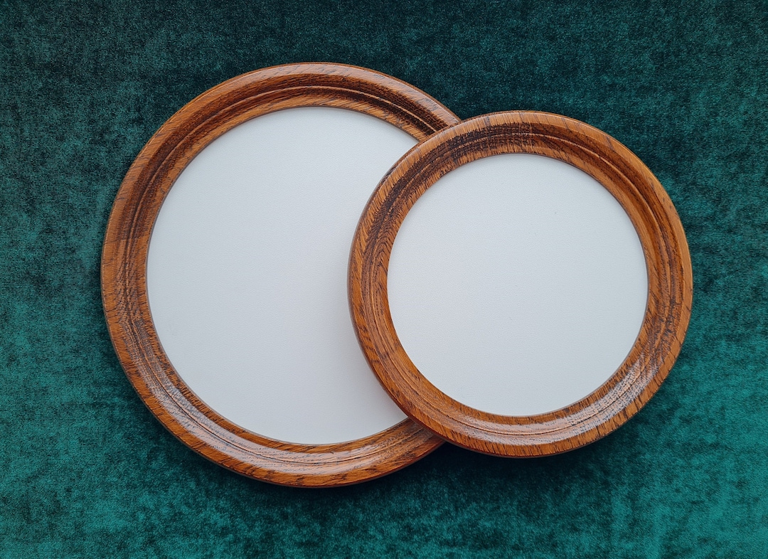 ronde houten lijst